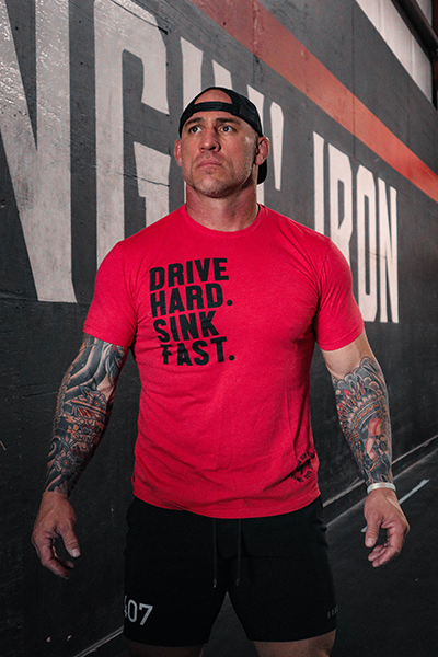 DRIVE HARD. SINK FAST. T-SHIRT